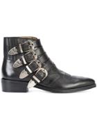 Toga Buckled Boots - Black
