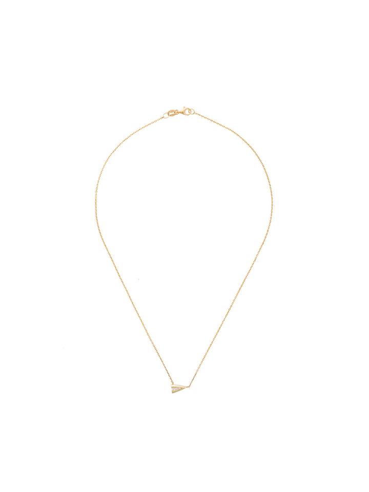 Natasha Schweitzer Jennifer Three Diamond Necklace - Metallic