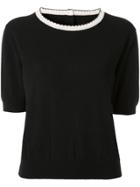 Chanel Pre-owned Short Sleeve Knit Top - Black