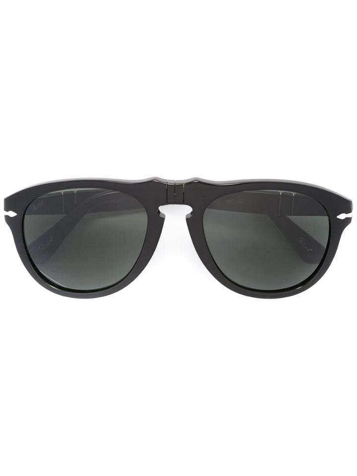 Persol Round Frame Sunglasses - Black