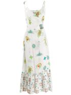 Jessie Western Wrap Front Dress - White