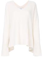 3.1 Phillip Lim Ribbed Knitted Sweater - White