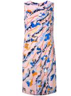 Emilio Pucci Floral Print Shift Dress, Women's, Size: 40, Viscose/silk