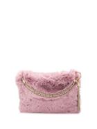 Jimmy Choo Callie Fur Tote - Pink