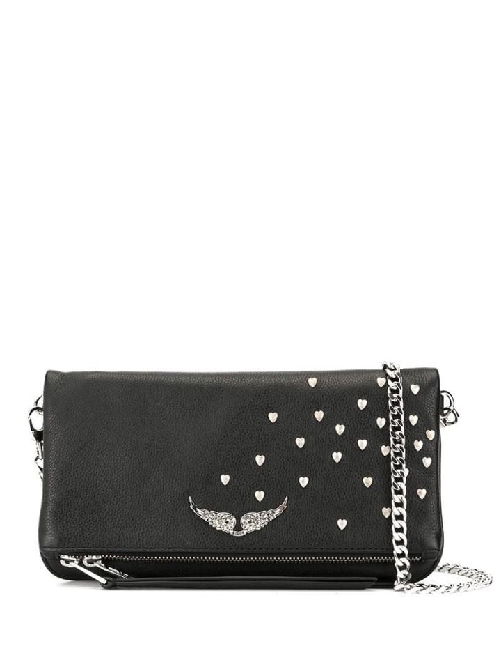Zadig & Voltaire Rock Heart Clutch - Black