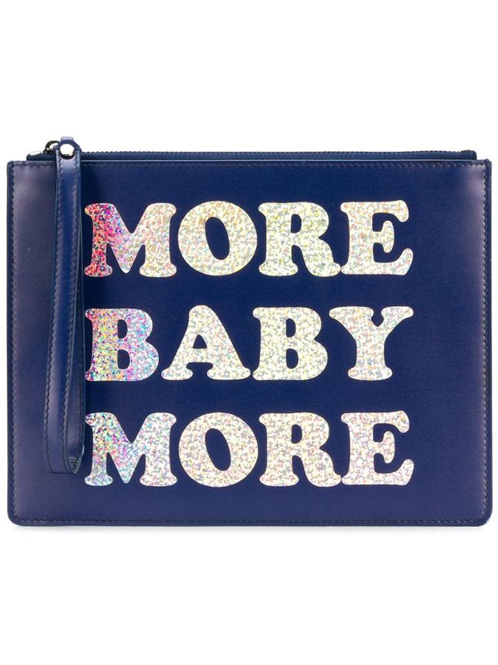 Christopher Kane More Baby More Clutch - Blue