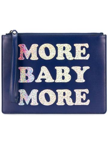 Christopher Kane More Baby More Clutch - Blue