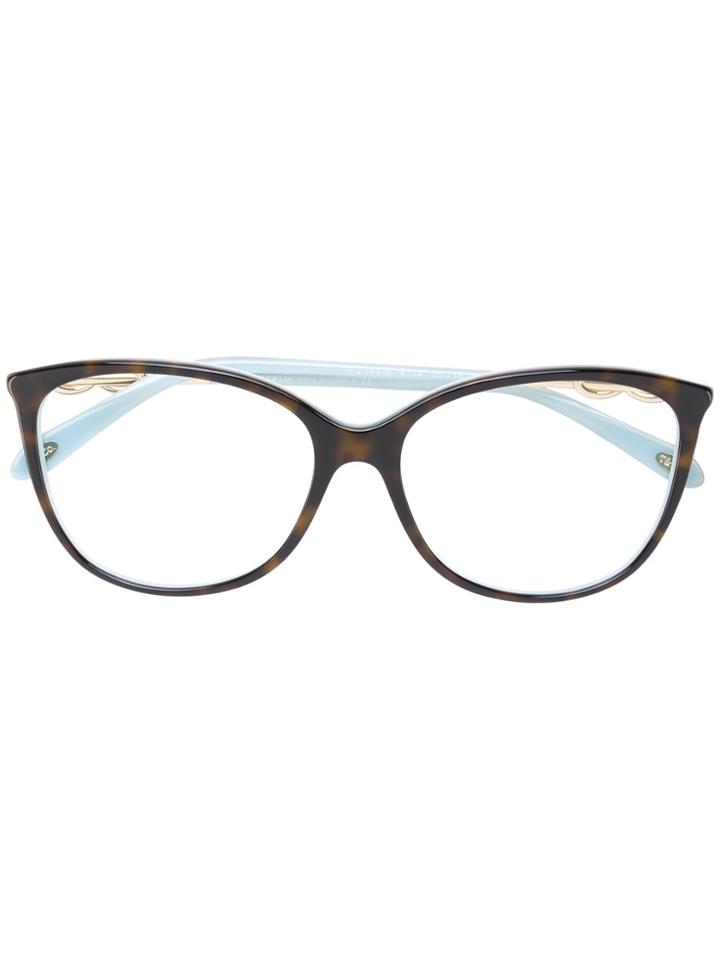 Tiffany & Co. Classic Square Glasses - Brown