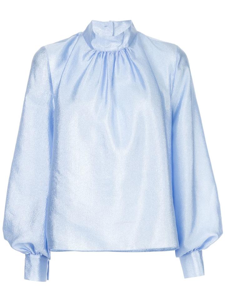 Stine Goya Billowing Sleeve Blouse - Blue