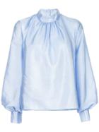 Stine Goya Billowing Sleeve Blouse - Blue