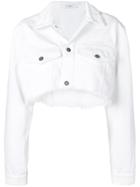 Givenchy Cropped Denim Jacket - White