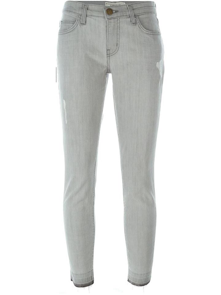 Current/elliott Skinny Jeans, Women's, Size: 31, Grey, Cotton/spandex/elastane