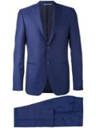 Canali - Pointed Lapels Two-piece Suit - Men - Cupro/wool - 50, Blue, Cupro/wool