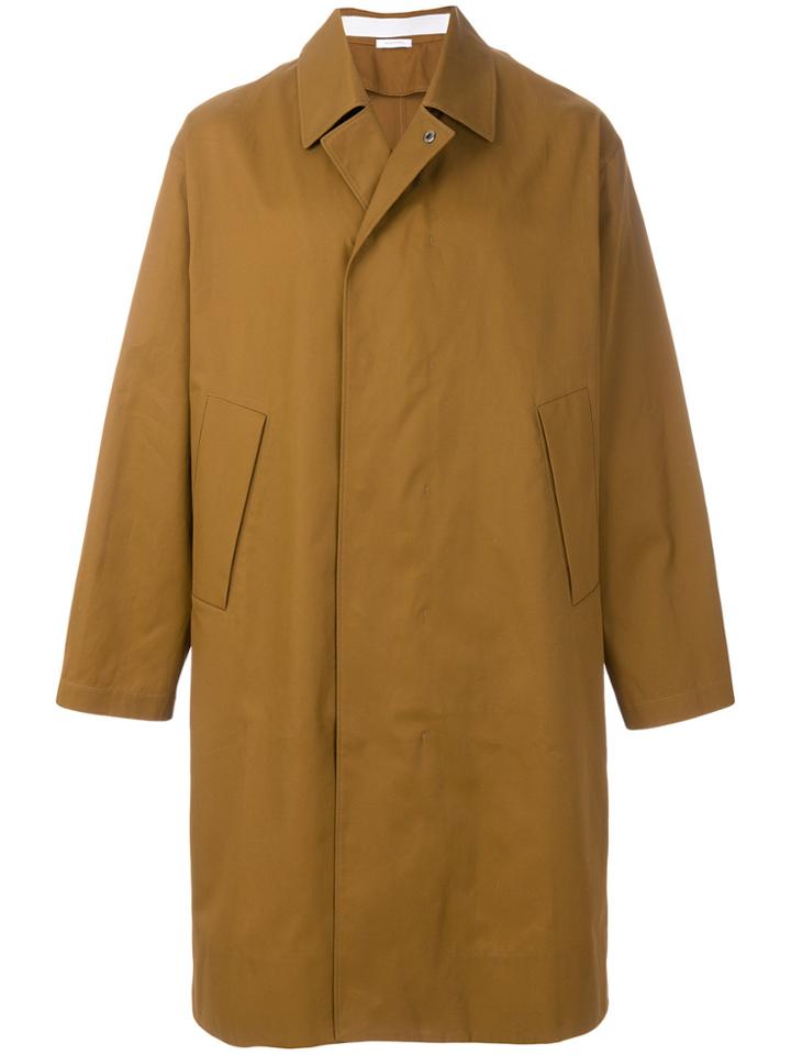 Jil Sander Oversized Button Coat - Brown