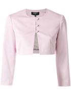 Paule Ka Cropped Fitted Jacket - Purple