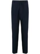 Giorgio Armani Textured Tailored Trousers - Blue