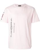 Raf Simons Joy Division T-shirt - Pink & Purple