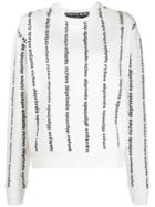 Enfants Riches Déprimés Logo Stripe Relaxed-fit Sweatshirt - White