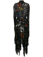 Christopher Kane Multi Jewel Georgette Dress - Black