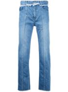 Christian Dada Front Seam Jeans, Men's, Size: 48, Blue, Cotton/polyurethane