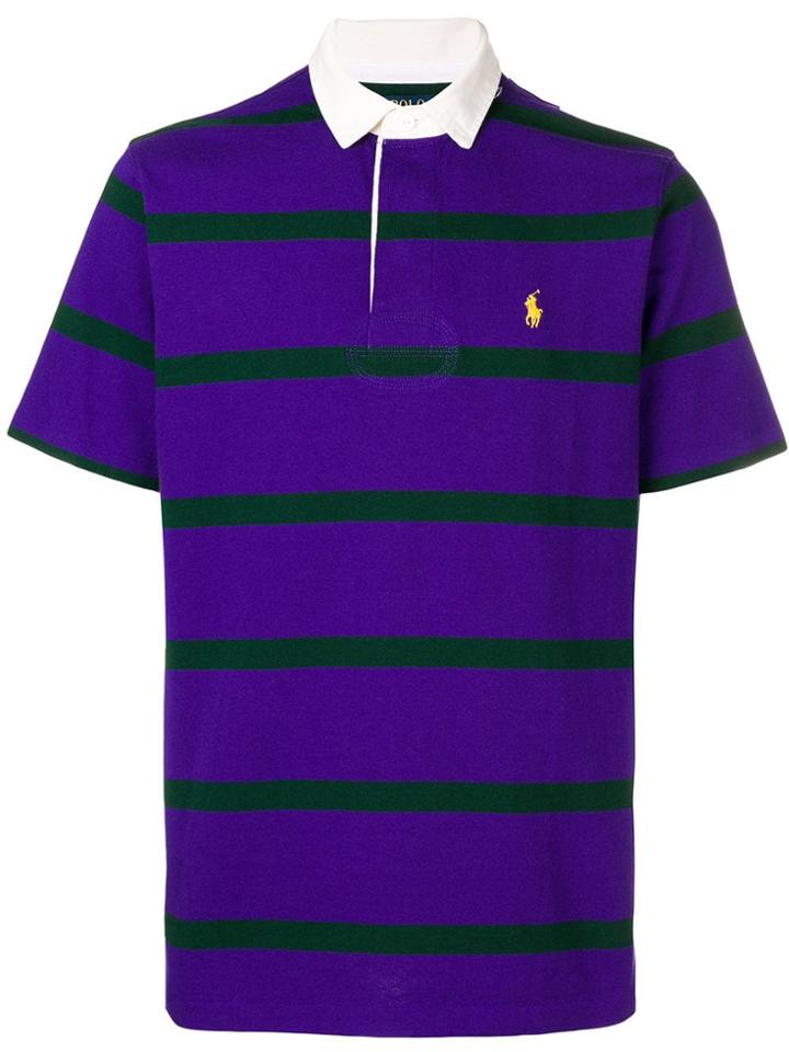 Polo Ralph Lauren Shortsleveed Polo Shirt - Purple