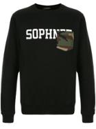 Sophnet. Logo Print Sweatshirt - Black