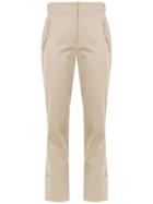 Mara Mac Cropped Trousers - Nude & Neutrals