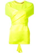 Sies Marjan Crisscross Strap Top - Yellow & Orange