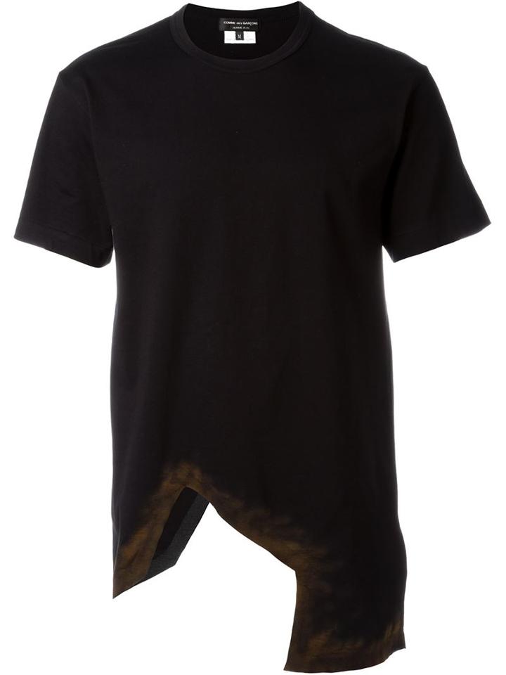 Comme Des Garçons Homme Plus Cut-out Hem T-shirt