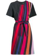 Ps Paul Smith Striped Day Dress - Red