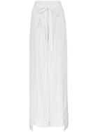 Chloé Pinstripe Wide-leg Trousers - Neutrals
