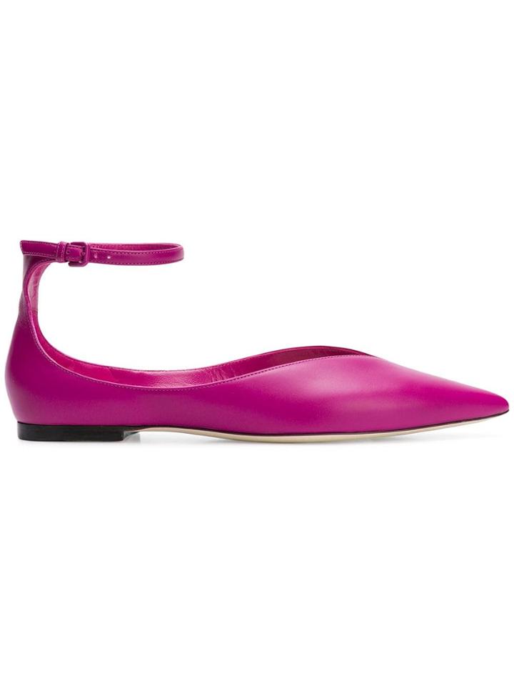Jimmy Choo Sonia Flats - Pink & Purple