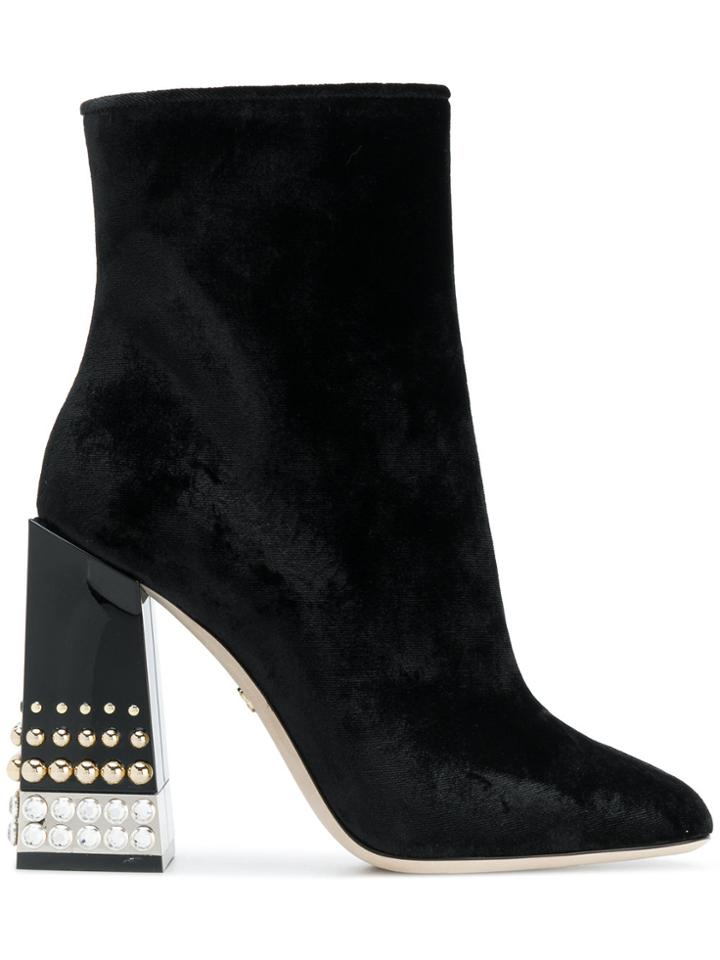 Dolce & Gabbana Jackie Ankle Boots - Black