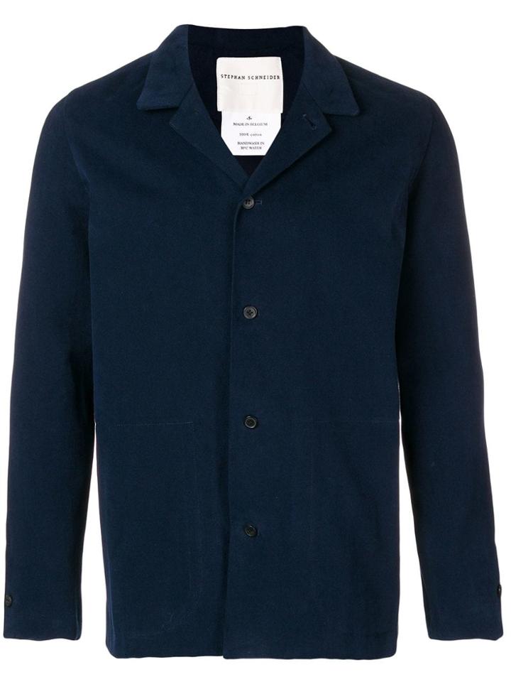 Stephan Schneider Button-down Shirt Jacket - Blue