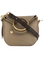 See By Chloé Ring Structured Shoulder Bag - Neutrals