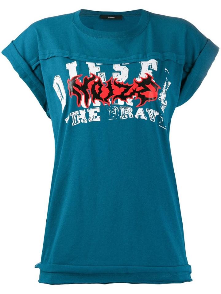 Diesel Raw Edge T-shirt - Blue