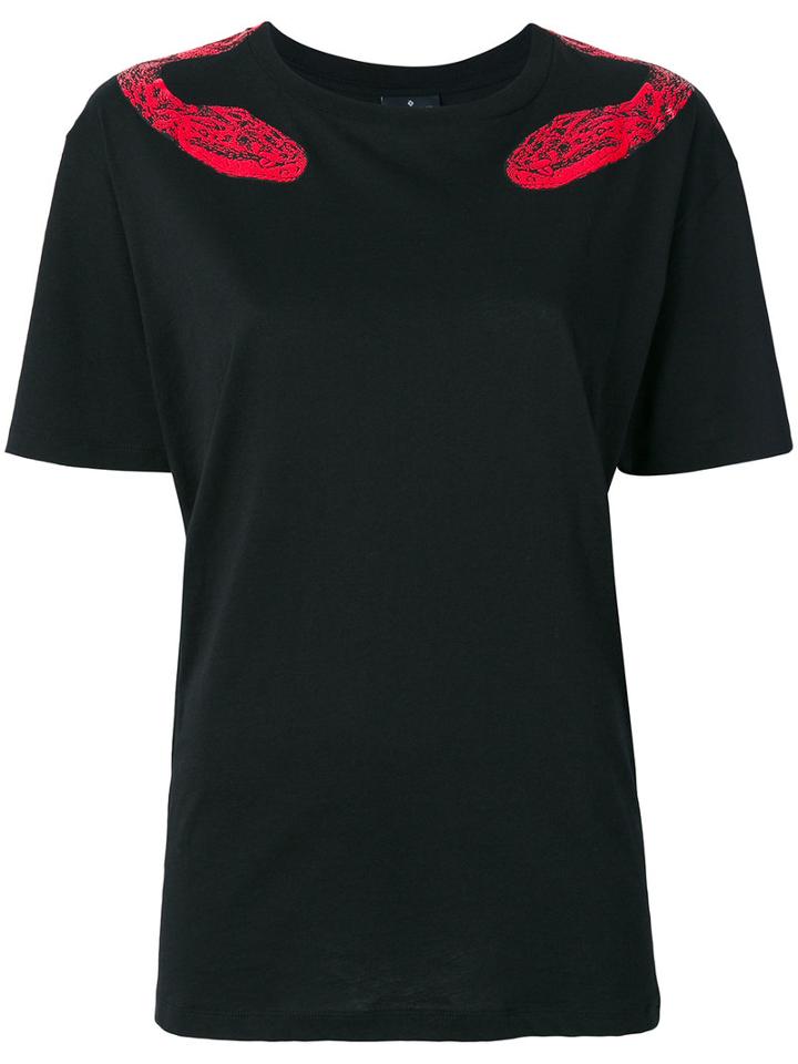 Marcelo Burlon County Of Milan - Serpent T-shirt - Women - Cotton - M, Black, Cotton