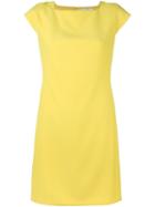 Versace Collection Shoulder Detail Short Dress, Women's, Size: 44, Yellow/orange, Polyester/spandex/elastane/viscose