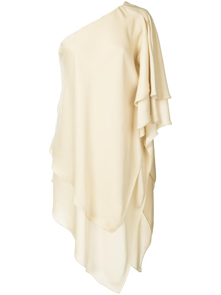 Ralph Lauren Collection Chiffon Top - Nude & Neutrals