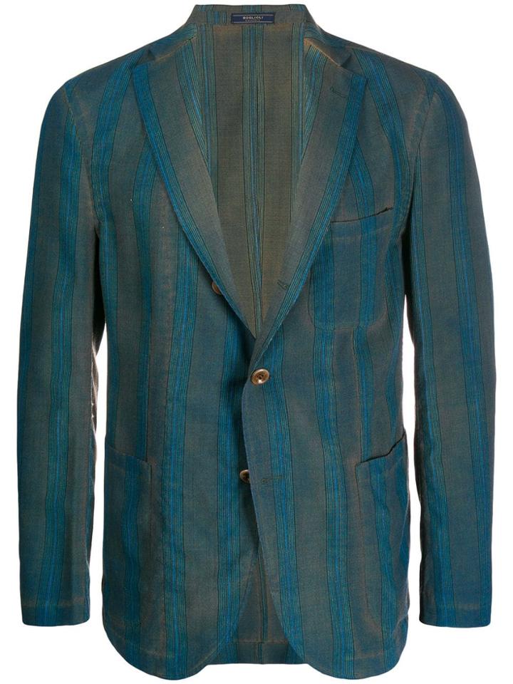 Boglioli Galleria Striped Blazer - Blue
