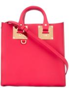 Sophie Hulme Small 'albion' Square Tote, Women's, Red