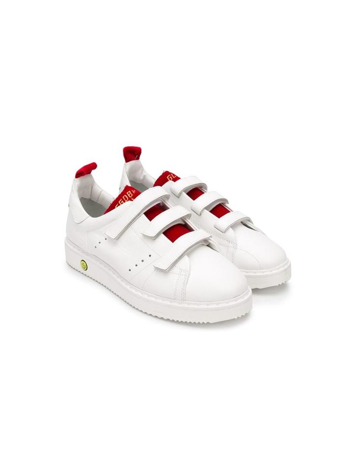 Golden Goose Deluxe Brand Kids Teen Smash Sneakers - White