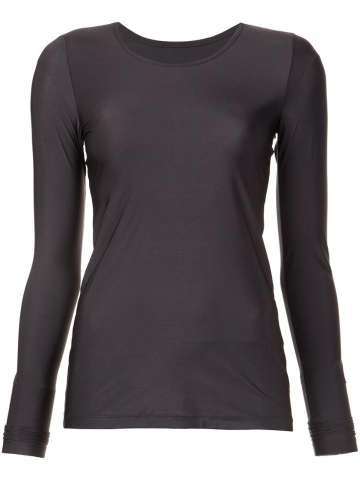 Lareida Stretch Long-sleeve T-shirt - Grey