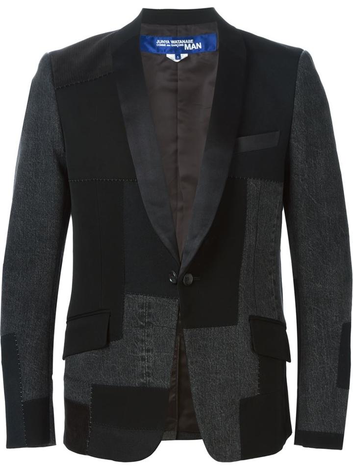 Junya Watanabe Comme Des Garcons Man Patchwork Denim Blazer