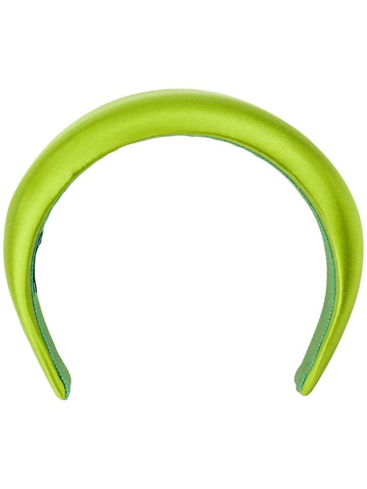Prada Wide Padded Headband - Green