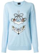 Markus Lupfer Sequinned Anchor Sweater
