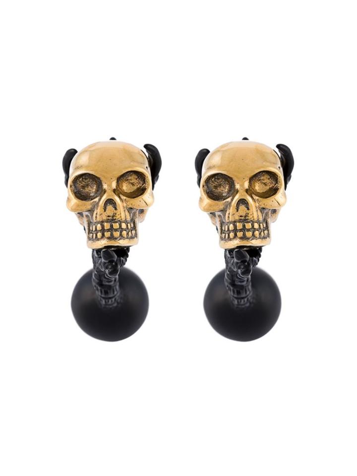 Alexander Mcqueen Talon Skull Cufflinks