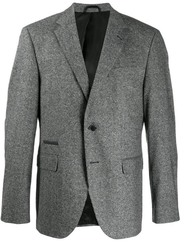 Boss Hugo Boss Elbow Patch Tailored Blazer - Grey