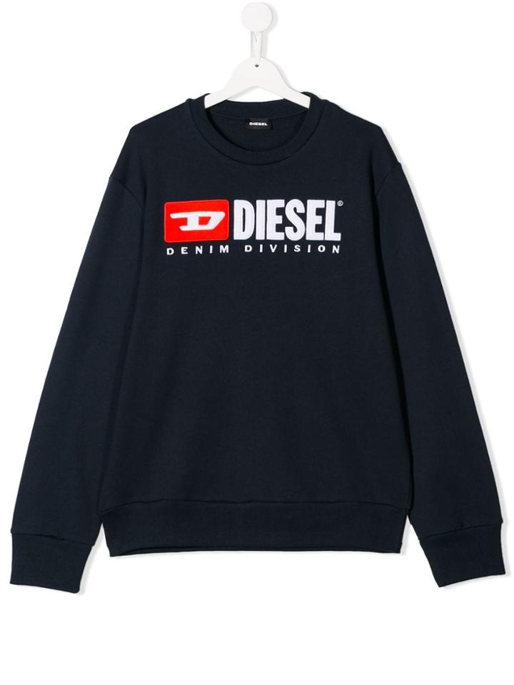 Diesel Kids Logo Sweatshirt - Black