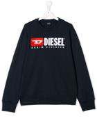 Diesel Kids Logo Sweatshirt - Black